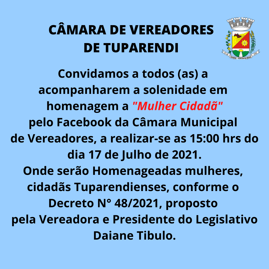 ATO SOLENE "MULHER CIDADÃ"